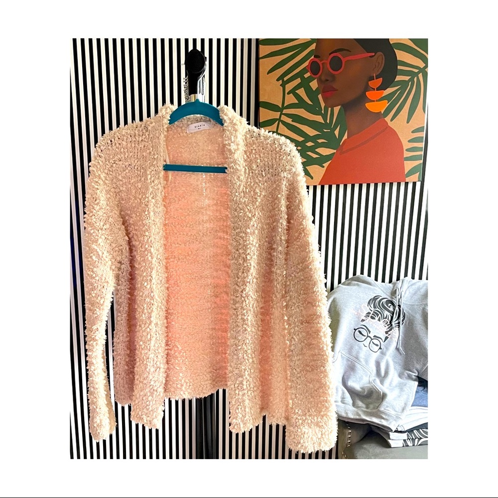 Faux sheep sweater